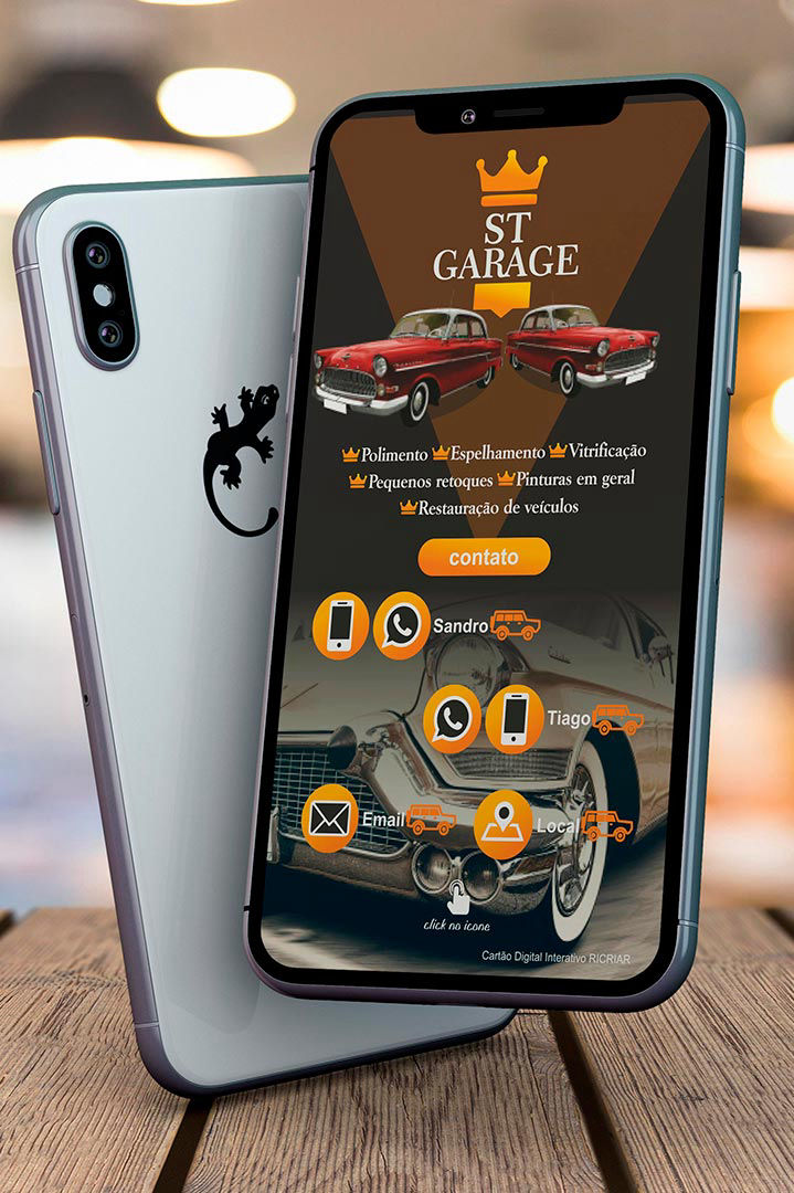 cartao de visita digital st garage fazenda rio grande